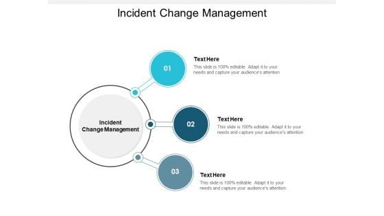 Incident Change Management Ppt PowerPoint Presentation Model Guidelines Cpb