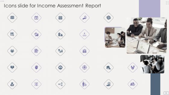 Income Assessment Report Ppt PowerPoint Presentation Complete Deck With Slides