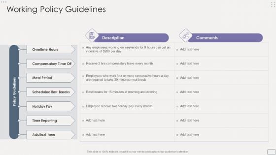 Income Assessment Report Working Policy Guidelines Brochure PDF