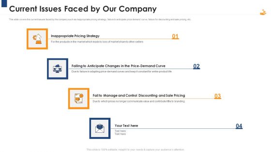 Income Management Tool Current Issues Faced By Our Company Formats PDF