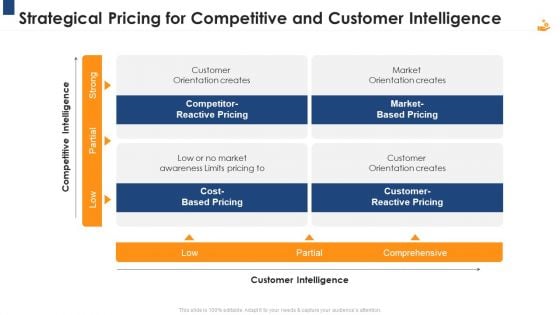 Income Management Tool Strategical Pricing For Competitive And Customer Intelligence Summary PDF