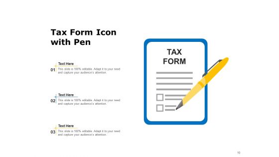 Income Tax Icon Individual Analyses Ppt PowerPoint Presentation Complete Deck