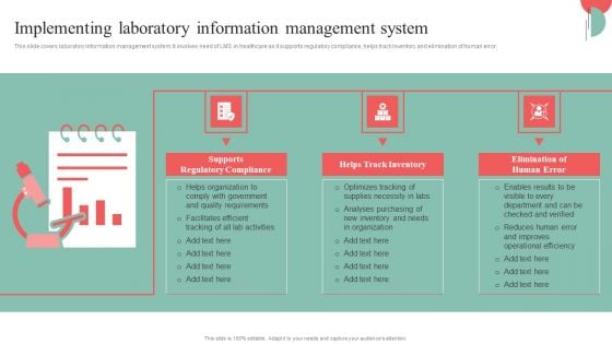 Incorporating HIS To Enhance Healthcare Services Implementing Laboratory Information Management System Professional PDF