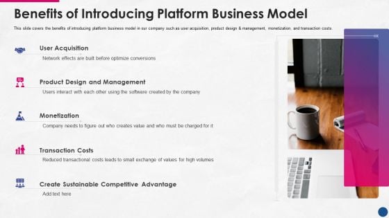 Incorporating Platform Business Model In The Organization Benefits Of Introducing Platform Business Model Designs PDF