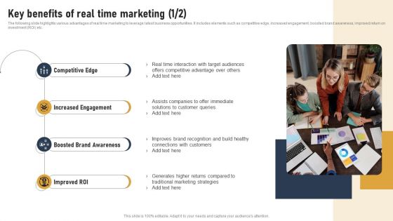 Incorporating Real Time Marketing For Improved Consumer Key Benefits Of Real Time Marketing Portrait PDF