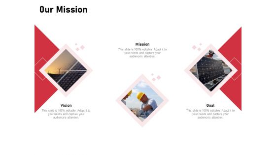 Incorporating Solar PV Commercial Building 0Ur Mission Ppt Infographics Format PDF Incorporating Solar PV Commercial Building 0Ur Mission Ppt Infographics Format PDF