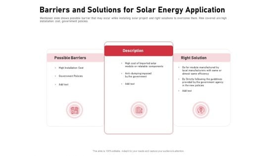 Incorporating Solar PV Commercial Building Barriers And Solutions For Solar Energy Application Ideas PDF