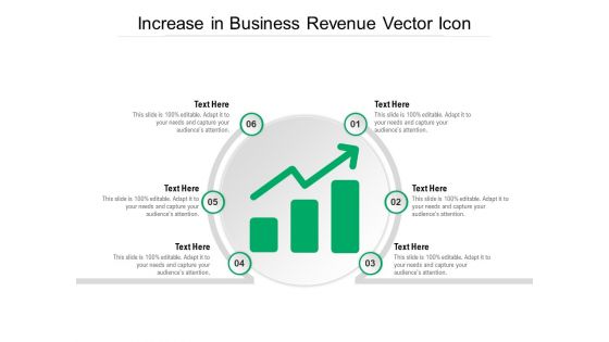Increase In Business Revenue Vector Icon Ppt PowerPoint Presentation Gallery Information PDF