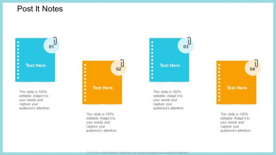 Increase In High Attrition Rate In A Tech Company Post It Notes Demonstration PDF