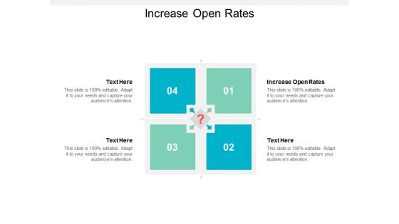 increase open rates ppt powerpoint presentation summary show cpb