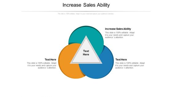 Increase Sales Ability Ppt PowerPoint Presentation Gallery Inspiration Cpb Pdf