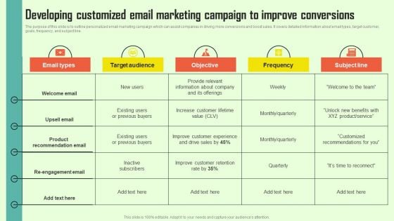 Increasing Consumer Engagement With Database Developing Customized Email Marketing Campaign Brochure PDF Increasing Consumer Engagement With Database Developing Customized Email Marketing Campaign Brochure PDF
