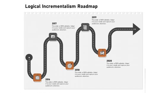 Incremental Approach Logical Incrementalism Roadmap Ppt Layouts Visual Aids PDF