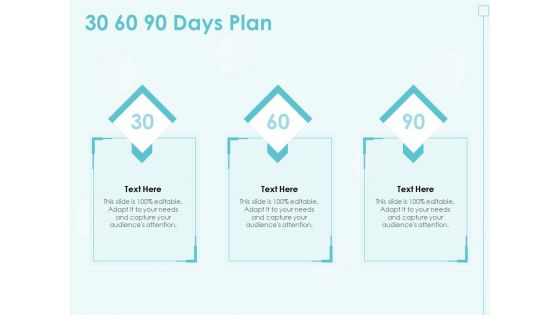 Incremental Planning In Decision Making 30 60 90 Days Plan Structure PDF