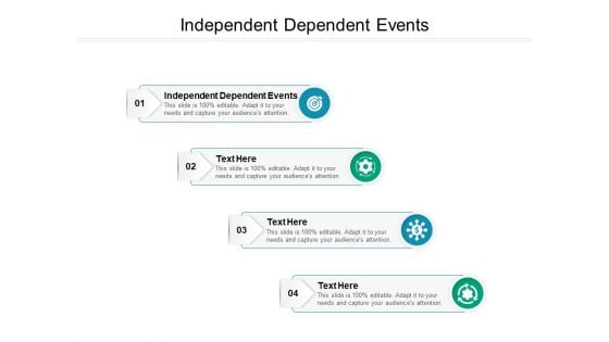 Independent Dependent Events Ppt PowerPoint Presentation Slides Themes Cpb Pdf