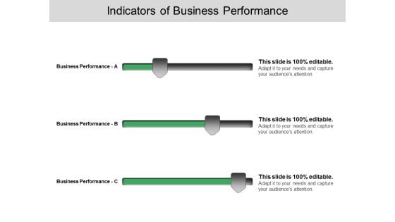 Indicators Of Busines Performance Ppt PowerPoint Presentation Infographics Influencers