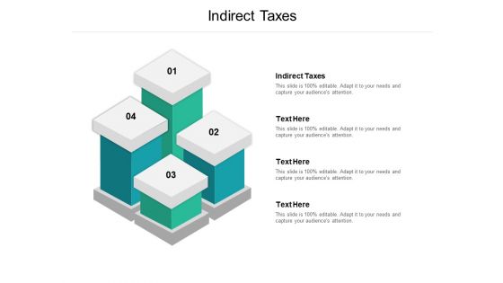 Indirect Taxes Ppt PowerPoint Presentation Ideas Graphics Example Cpb Pdf