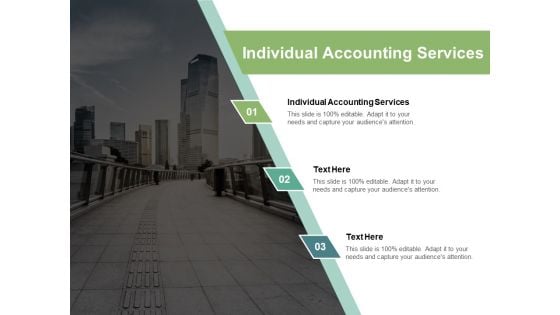 Individual Accounting Services Ppt PowerPoint Presentation Model Styles Cpb Pdf