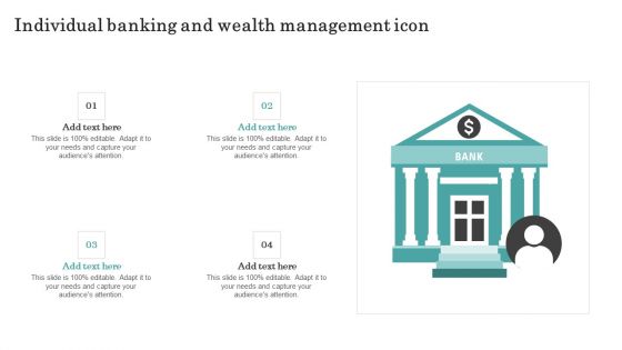 Individual Banking And Wealth Management Icon Microsoft PDF