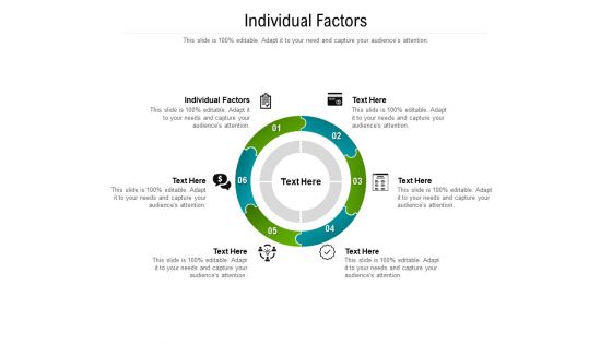 Individual Factors Ppt PowerPoint Presentation Layouts Designs Cpb