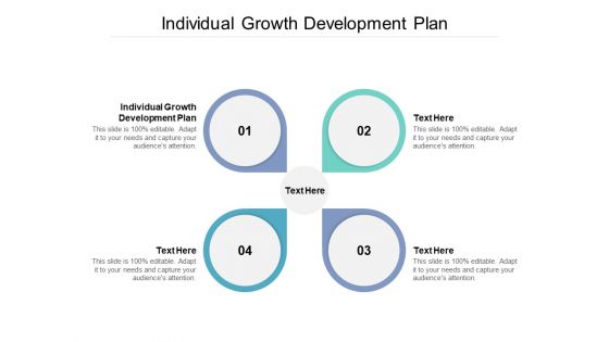 Individual Growth Development Plan Ppt PowerPoint Presentation Ideas Examples Cpb