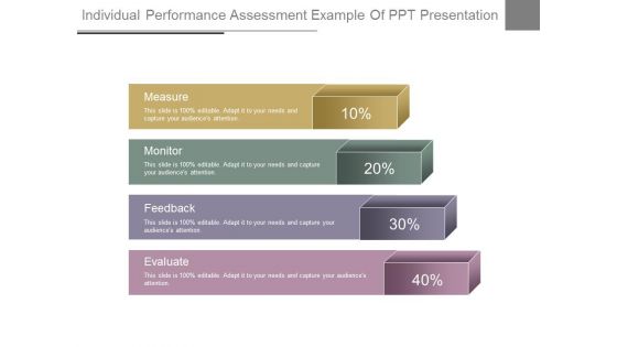 Individual Performance Assessment Example Of Ppt Presentation