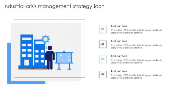 Industrial Crisis Management Strategy Icon Diagrams PDF