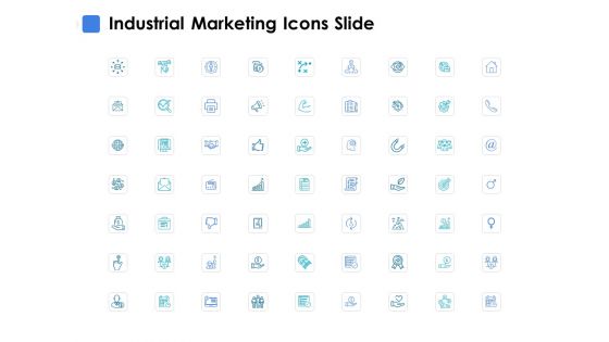 Industrial Marketing Icons Slide Ppt PowerPoint Presentation Portfolio Outline