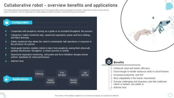 Industrial Robots System Collaborative Robot Overview Benefits And Applications Microsoft PDF