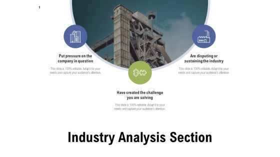 Industry Analysis Section Ppt PowerPoint Presentation Gallery Guidelines