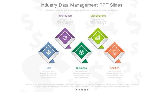 Industry Data Management Ppt Slides