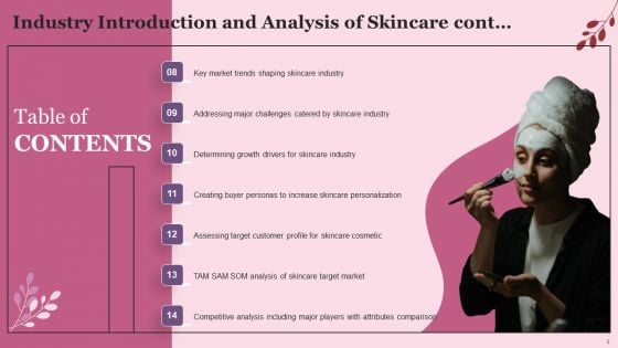 Industry Introduction And Analysis Of Skincare Ppt PowerPoint Presentation Complete Deck With Slides