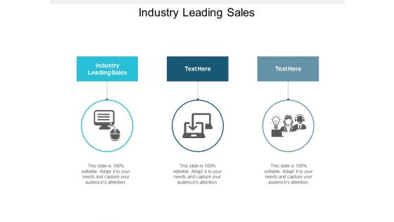 Industry Leading Sales Ppt PowerPoint Presentation Styles Backgrounds Cpb