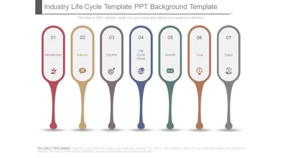 Industry Life Cycle Template Ppt Background Template