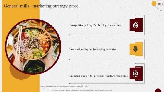 Industry Report Of Packaged Food Products Part 2 General Mills Marketing Strategy Price Summary PDF