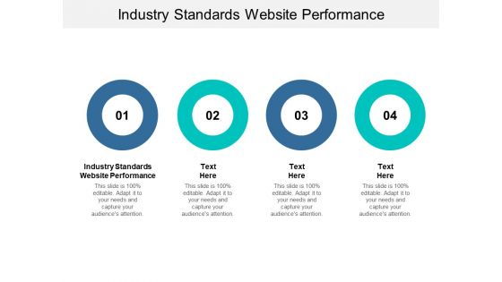 Industry Standards Website Performance Ppt PowerPoint Presentation Professional Graphics Cpb Pdf