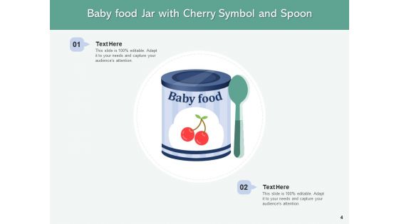 Infant Meals Icon Showing Ppt PowerPoint Presentation Complete Deck