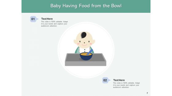 Infant Meals Icon Showing Ppt PowerPoint Presentation Complete Deck