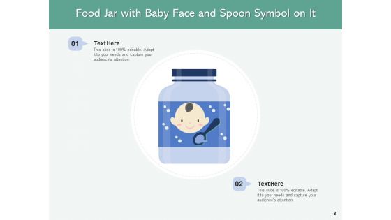 Infant Meals Icon Showing Ppt PowerPoint Presentation Complete Deck