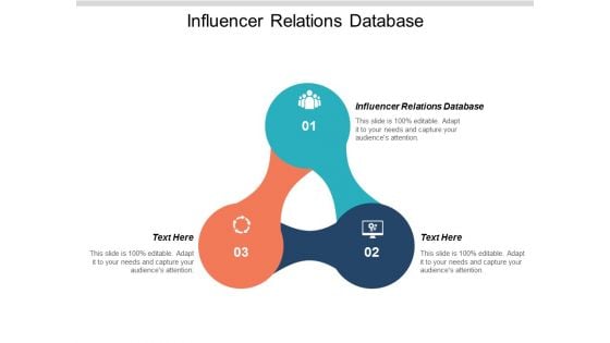 Influencer Relations Database Ppt PowerPoint Presentation Visual Aids Styles Cpb