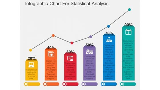 Infographic Chart For Statistical Analysis Powerpoint Template