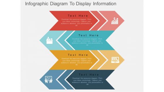 Infographic Diagram To Display Information Powerpoint Template