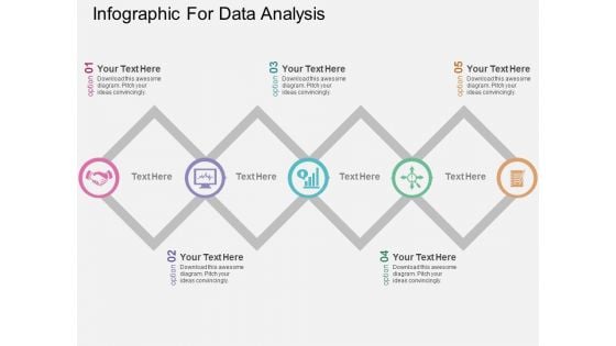 Infographic For Data Analysis Powerpoint Templates