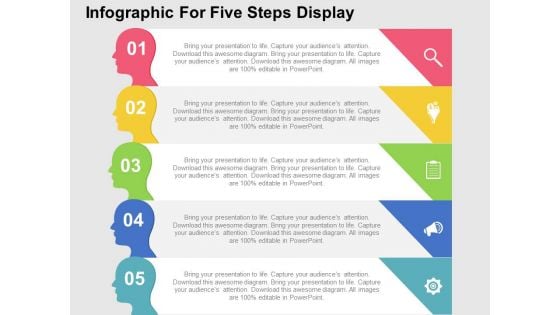 Infographic For Five Steps Display Powerpoint Templates Infographic For Five Steps Display Powerpoint Templates