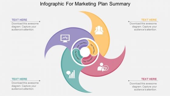 Infographic For Marketing Plan Summary Powerpoint Template