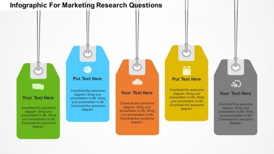 Infographic For Marketing Research Questions PowerPoint Template