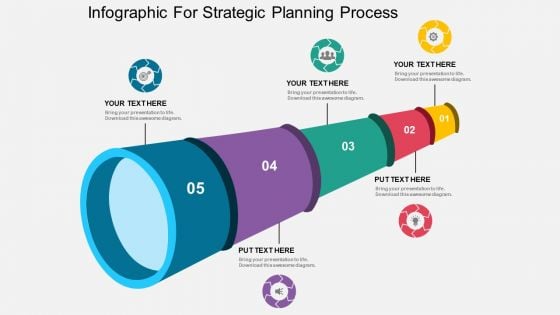 Infographic For Strategic Planning Process Powerpoint Template