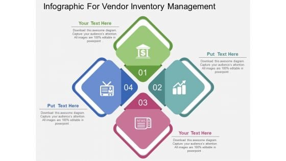 Infographic For Vendor Inventory Management Powerpoint Template