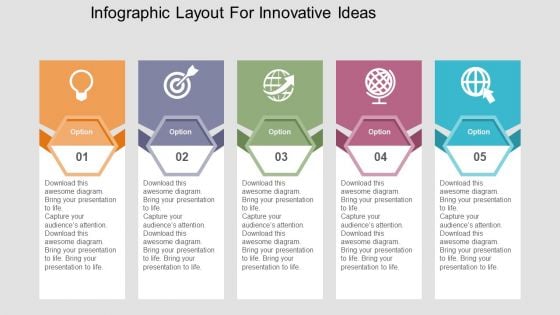 Infographic Layout For Innovative Ideas Powerpoint Templates