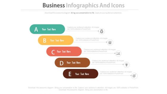 Infographic Steps For Marketing Research Powerpoint Template
